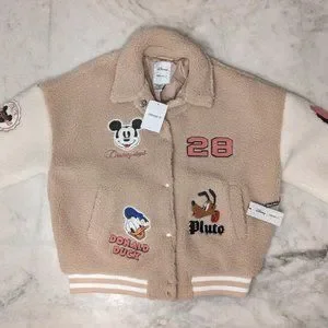 NWT Forever 21 Disney X Mickey Friends Varsity Jacket